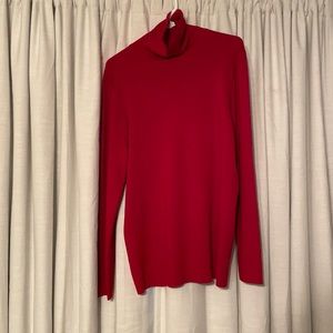 Red turtleneck sweater from Chico’s. XL.